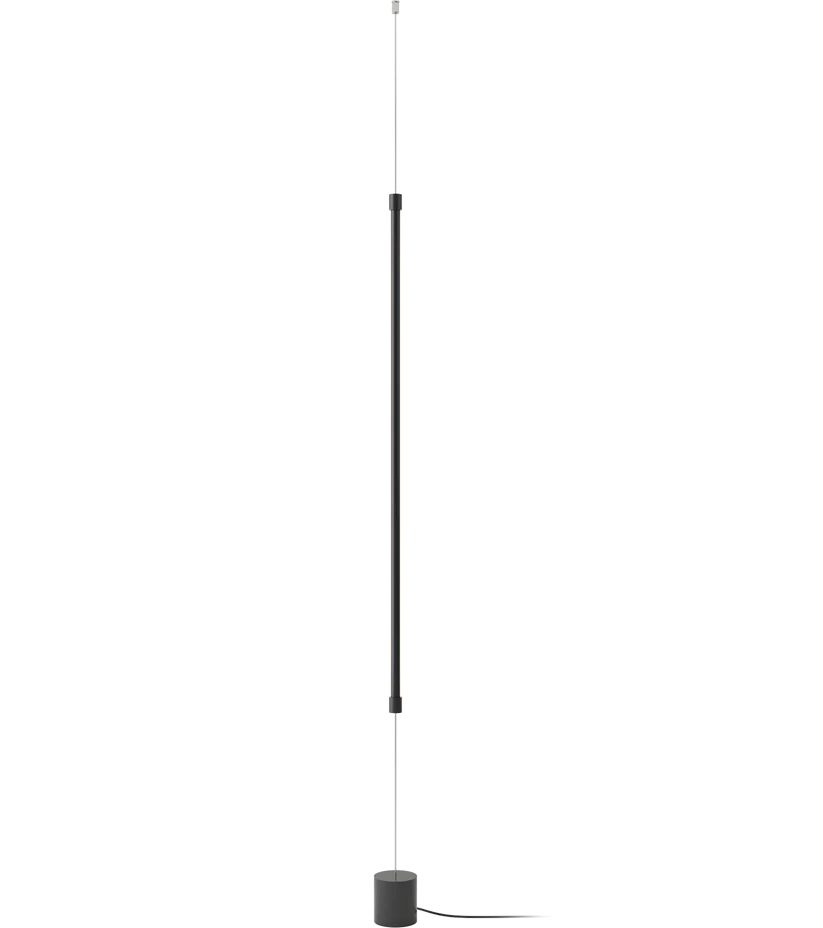 Robin :: René floor lamp, black, shade height 120 cm