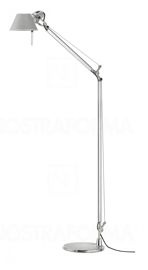 Artemide :: Stehlampe aus Aluminium Tolomeo Lettura Höhe 167 cm silber
