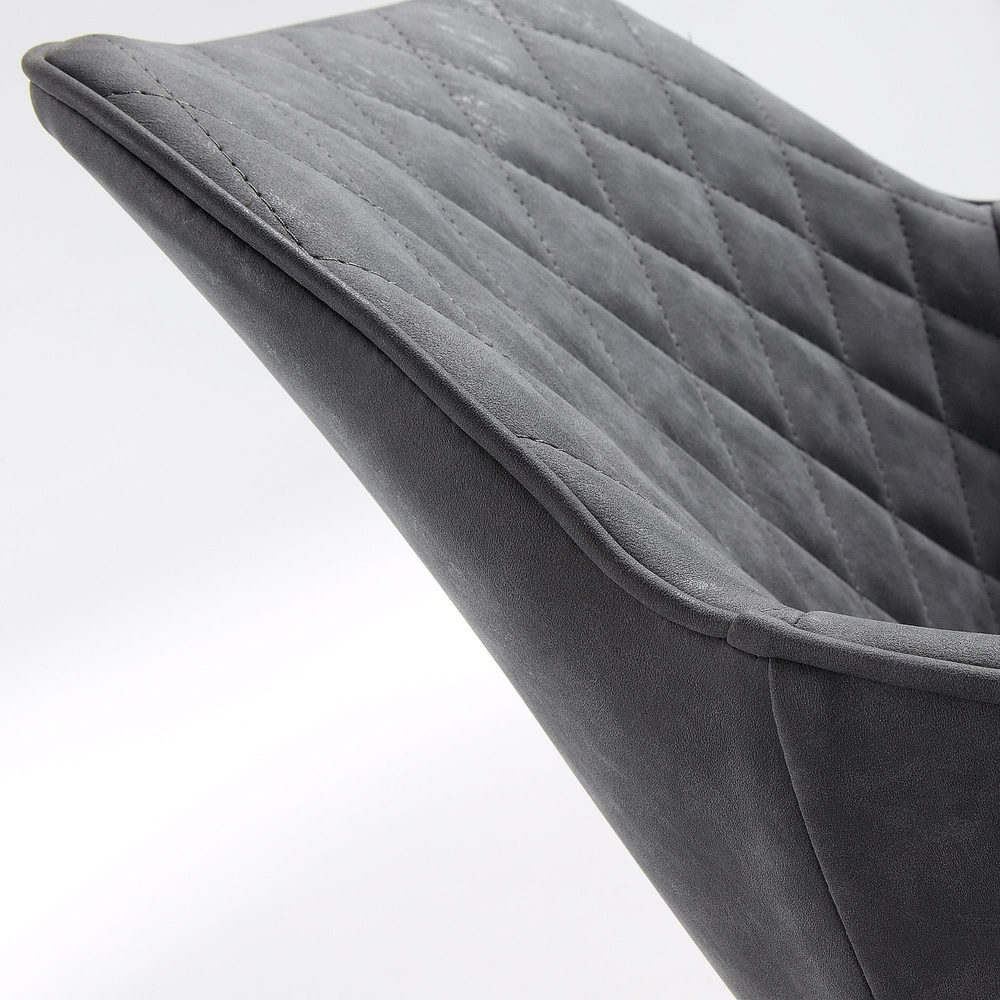 Leather chair Anome grey