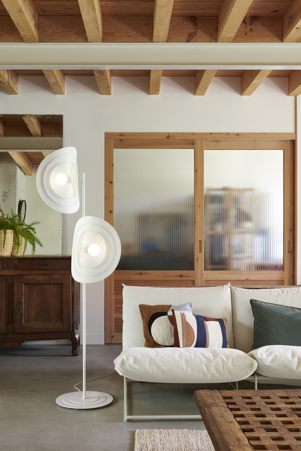 Market Set :: Selenitis 2l floor lamp, height 180 cm, white