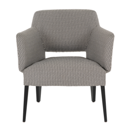 Mobitec :: Stuhl gepolstert Rob Breite 47 cm braun