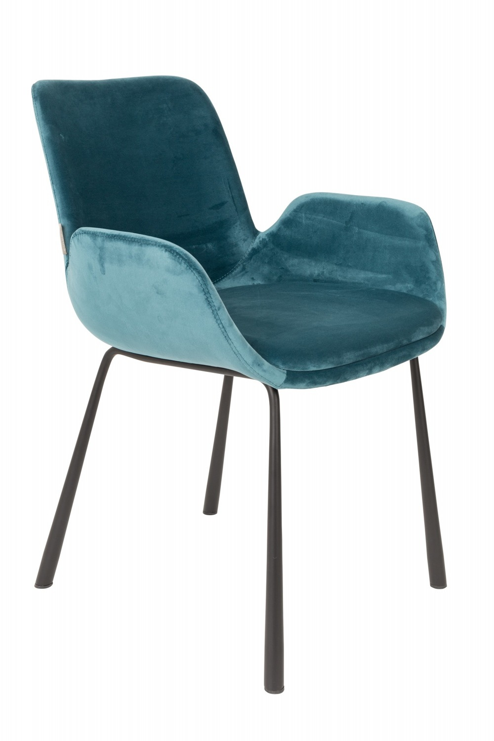 Zuiver :: Upholstered chair Brit blue