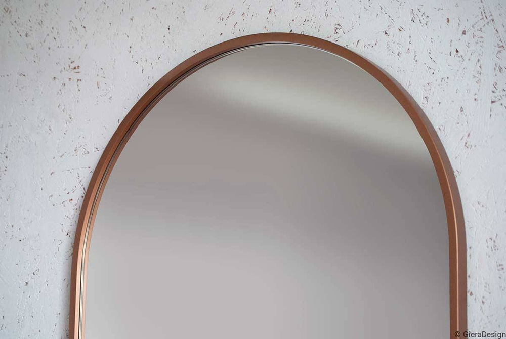 GieraDesign :: Spiegel mit einem aus Metallrahmen Ambient Slim Oval 40x105 cm