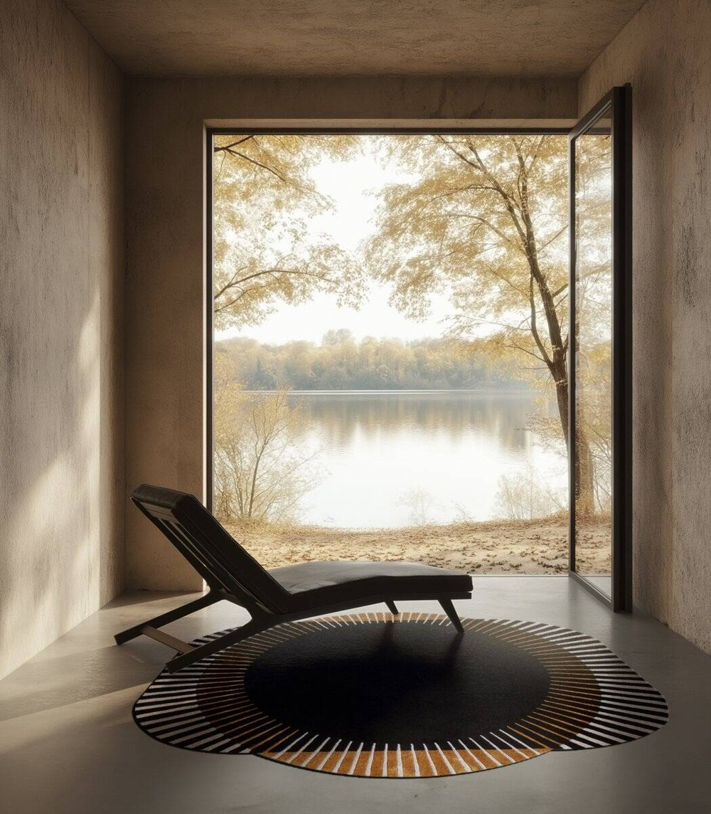 Carpet Decor :: Opalbrauner Teppich 200x240 cm mit Wolle, handgefertigt