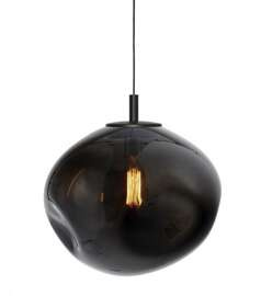 Kaspa :: Avia Black hanging lamp size L black diameter 40 cm
