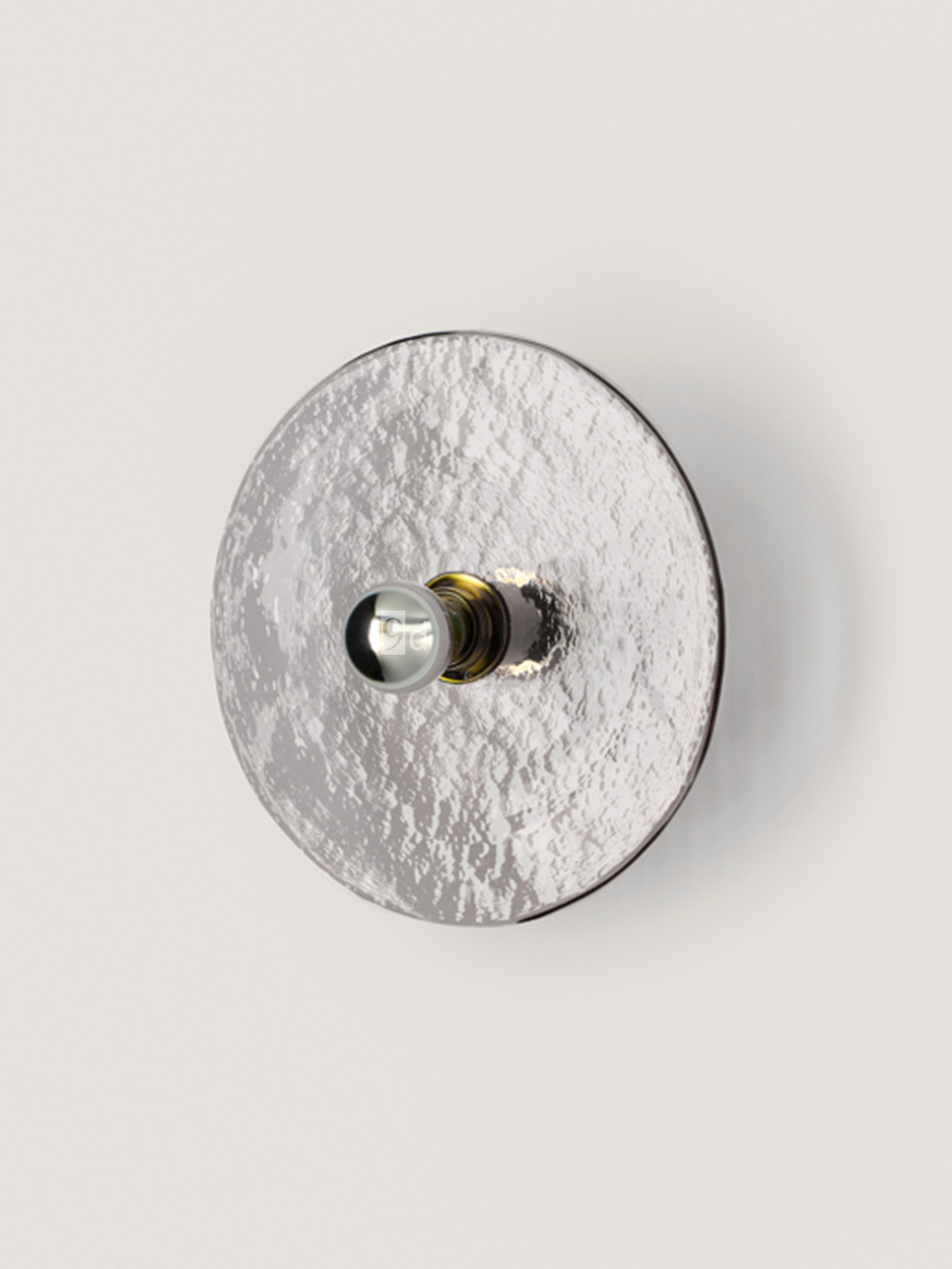 Aromas :: Nold wall lamp / sconce diameter 30 cm transparent / gold metal