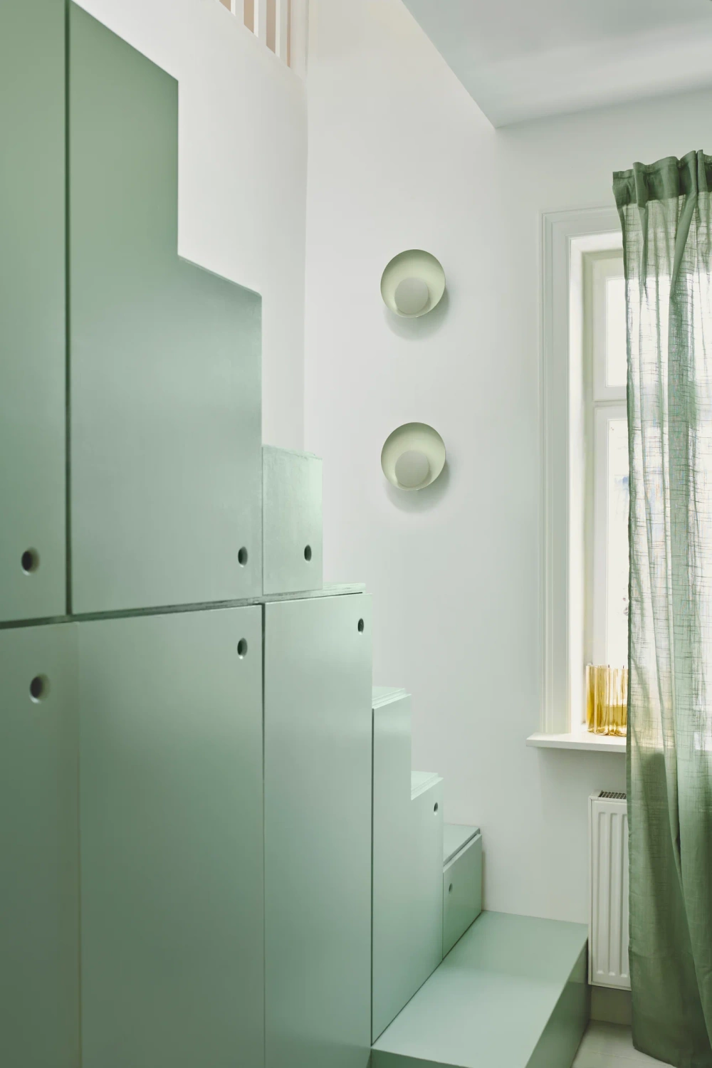 Nordlux :: Marsi wall lamp/sconce, diameter 21 cm, light green