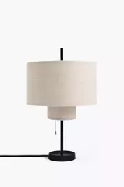 New Works :: Tischlampe aus Metall Margin Höhe 49 cm beige