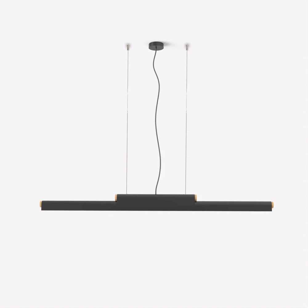 Robin :: Rudi on-off hanging lamp 3000K width 120 cm black