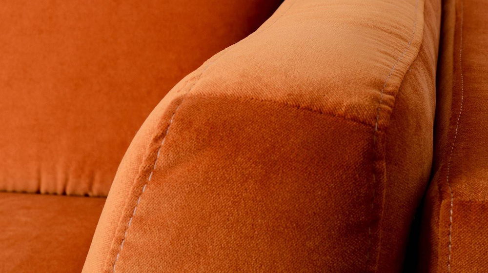 Nordic Line :: Sofa gepolstert Kobe 230x80x91cm braun