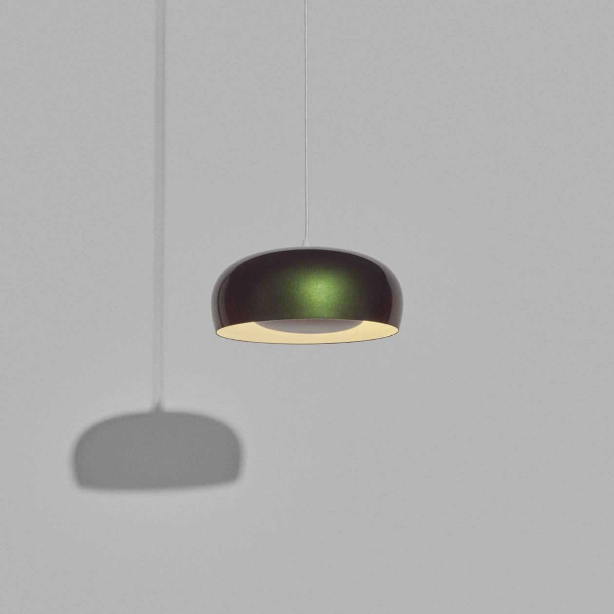 Petite Friture :: Lampa wisząca Brush Small zielona śr. 35 cm