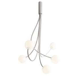 Karman :: Moony 5 Hängeleuchte, Höhe 150 cm, weiß