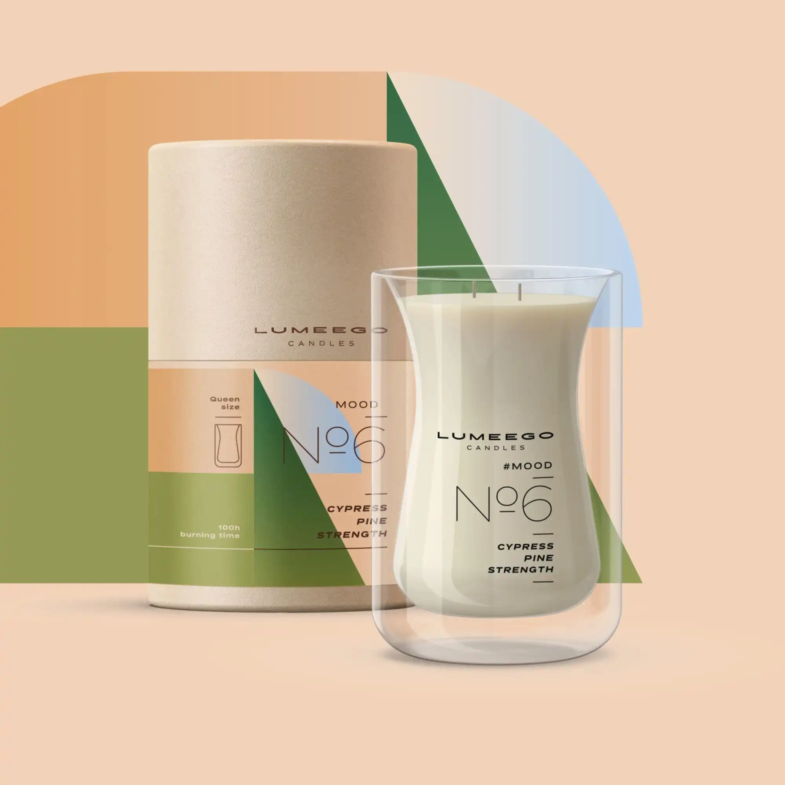 Lumeego :: Candle Queen WAVE L (scent your choice)