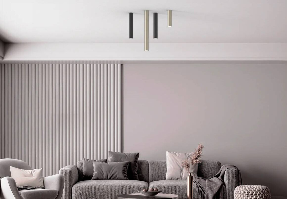 Robin :: Rose ceiling lamp / plafond, black, height 40 cm