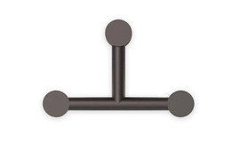 Robin :: Lampa ścienna / kinkiet Rigoberta Indirect Trio czarna szer. 45 cm