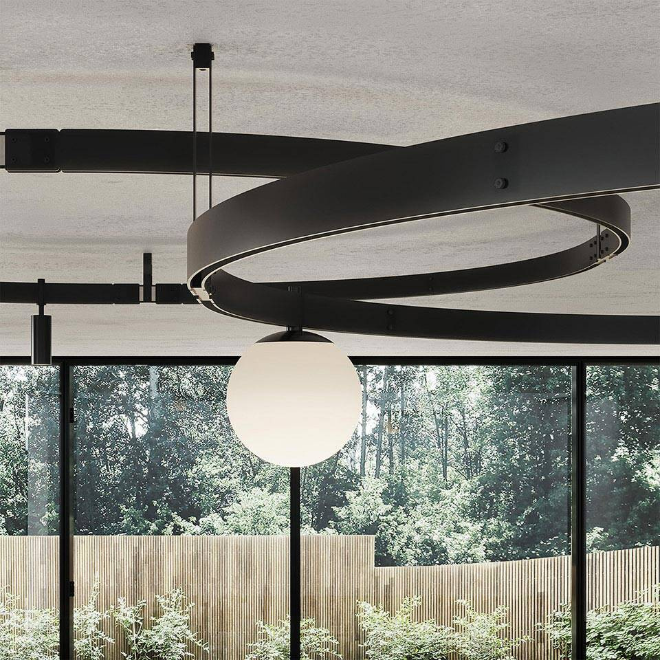 Karman :: Stant hanging lamp, width 103 cm, black