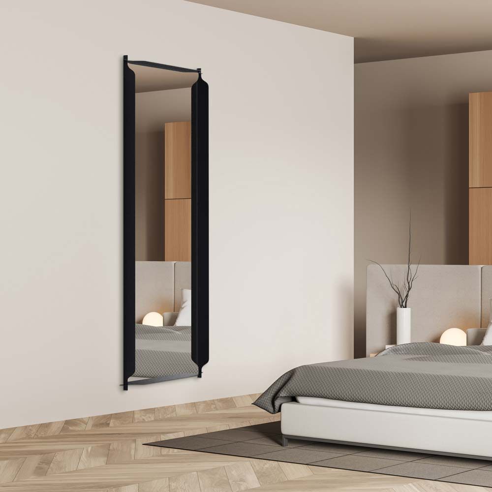 Giera Design :: Lustro prostokątne Monda Flo - w czarnej ramie 56 x 166 cm