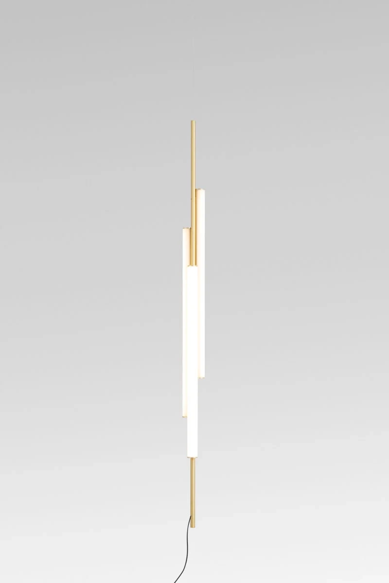 Marset :: Ambrosia Gold Hängeleuchte, Höhe 130 cm