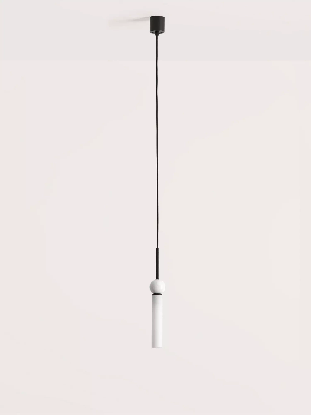 Aromas :: Lampa wisząca Delie marmur śr. 4 cm czarna / biały