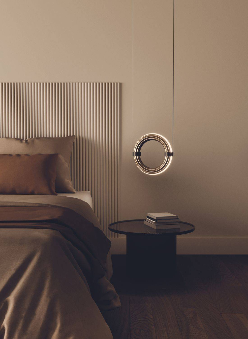 AROMAS :: Elli Hängelampe, gold, Durchmesser 30 cm