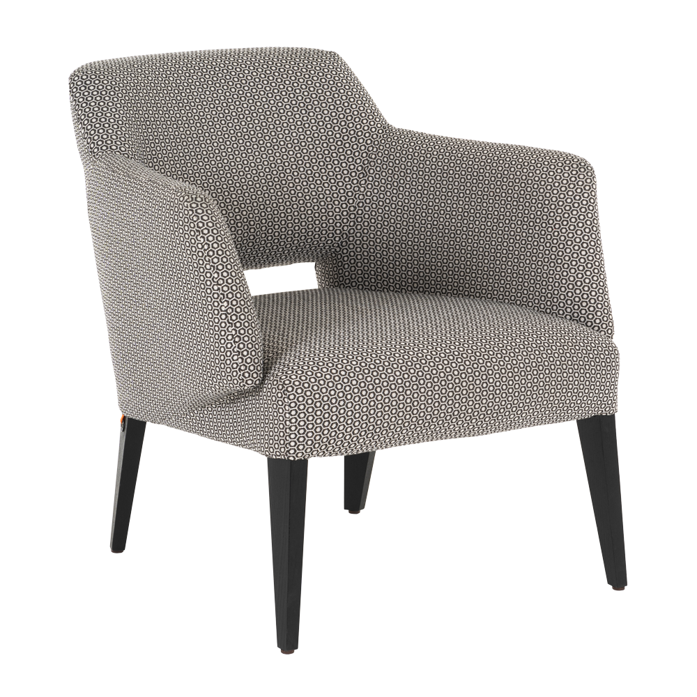 Mobitec :: Stuhl gepolstert Rob Breite 47 cm braun