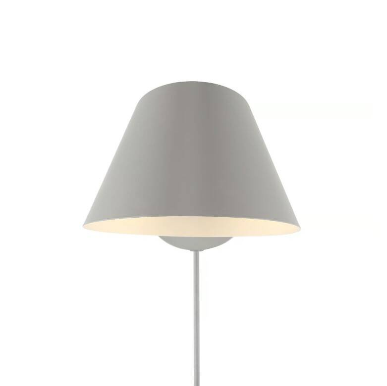 Design für den Menschen :: Stay Wandleuchte, Höhe 11,7 cm, grau