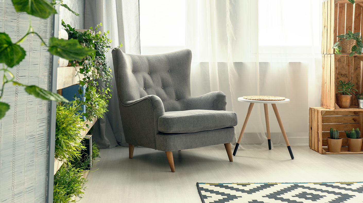 Nordic Line :: Enjoy upholstered sofa, gray, width 167 cm