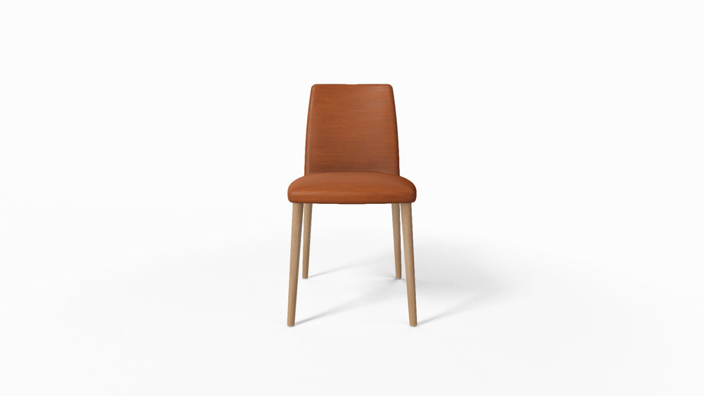 Mobitec :: Stuhl gepolstert Rob Breite 47 cm braun