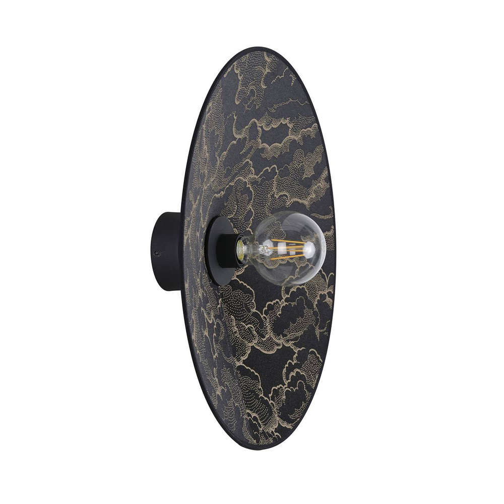 Market Set :: Wandlampe aus Metall Gatsby Durchmesser 50 cm schwarz