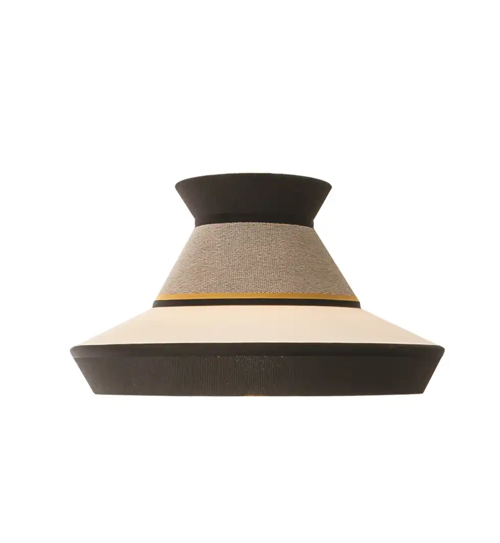 Contardi :: Hanging outdoor lamp Calypso So Guadaloupe brown dia. 70 cm