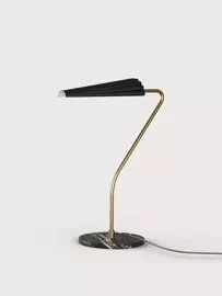 Aromas :: Lampa stołowa Bion czarno-złota wys. 55 cm