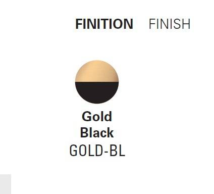 DCW:: La lampe Frechin table lamp, gold, height 65 cm