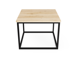 Loft Decora :: Couchtisch aus Metall Cube Quadrat schwarz