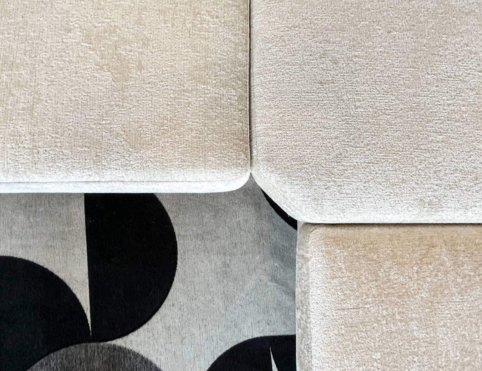 Nordic Line :: Corner sofa / modular corner sofa London Deep cream