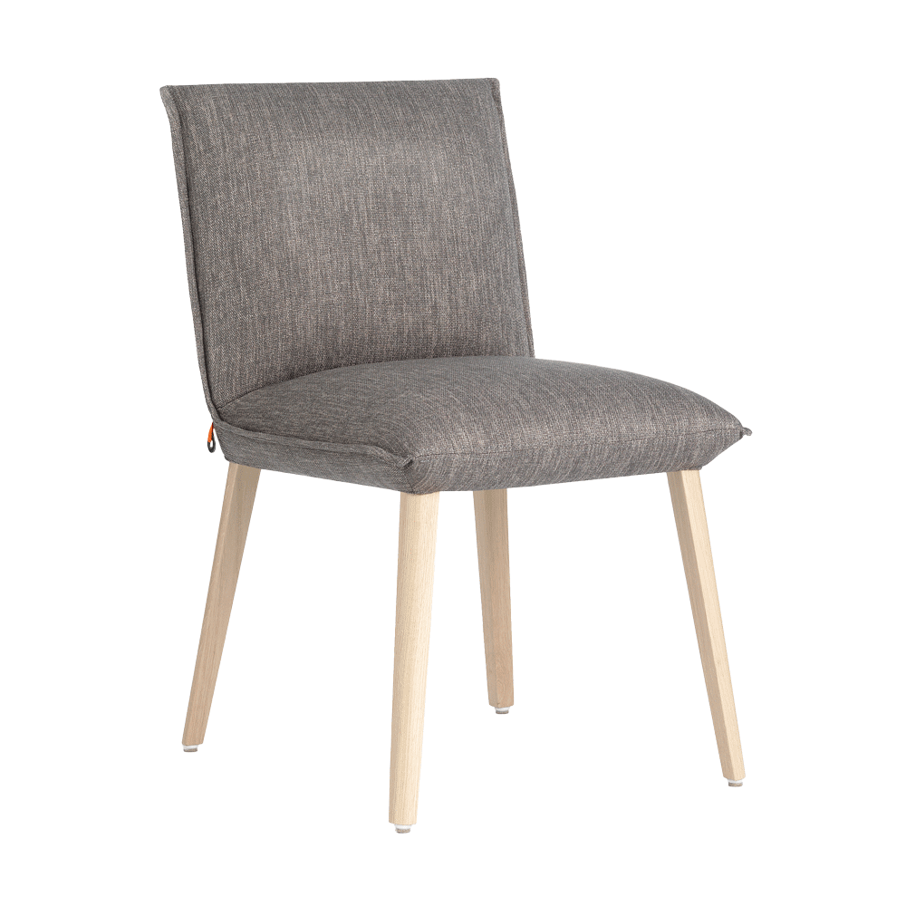 Mobitec :: Soft C13 upholstered chair, gray, width 49 cm