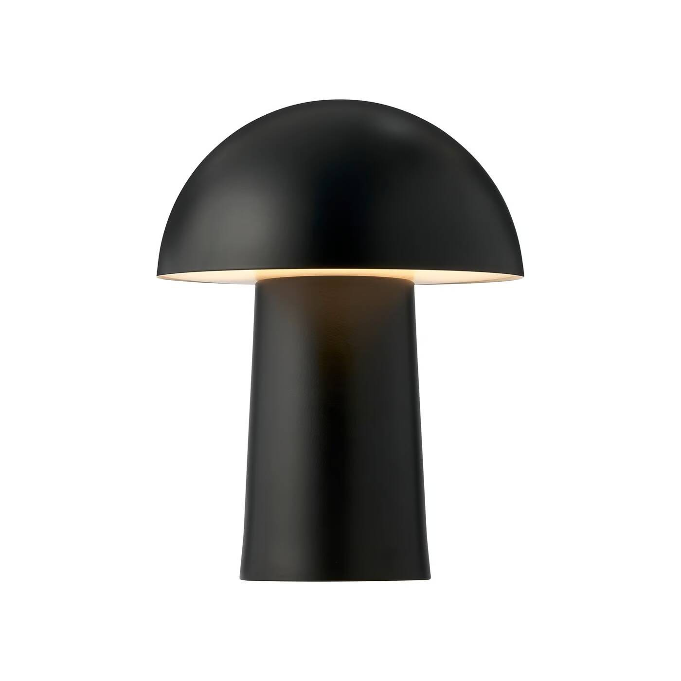 Design For The People :: Portable table lamp Faye, black, height 21 cm