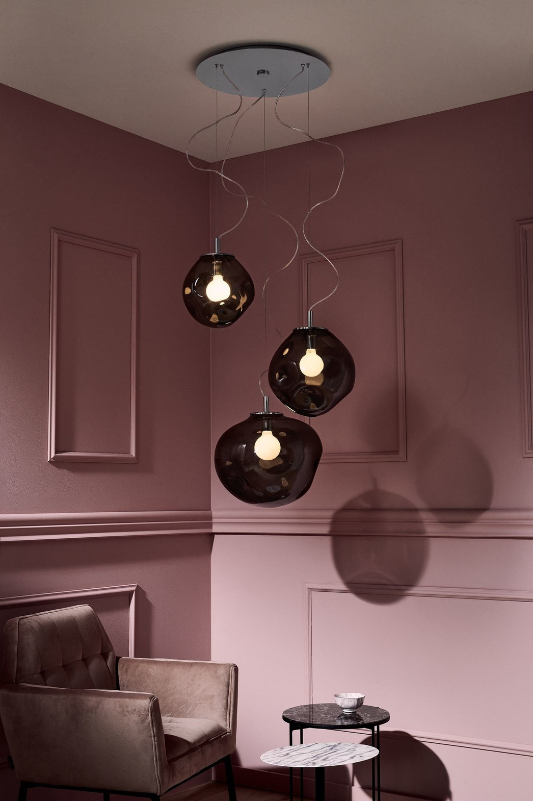 KASPA :: Hanging Lamp Avia 3 - black