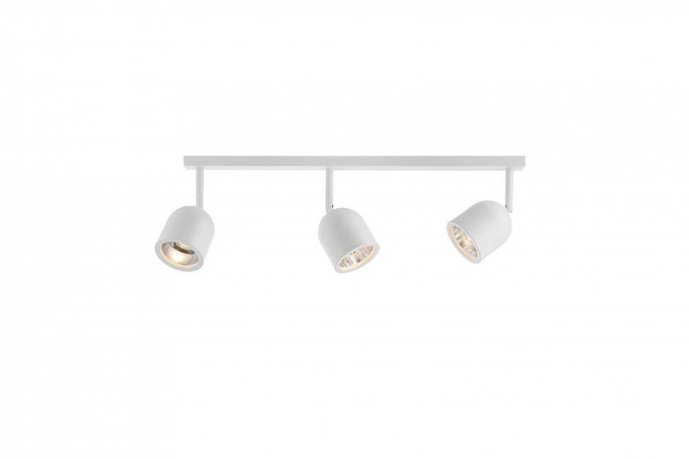 Kaspa :: Spark 3 New wall lamp / sconce, 3 spotlights on a strip, white