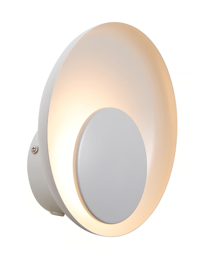 Nordlux :: Marsi wall lamp/sconce, diameter 21 cm, white