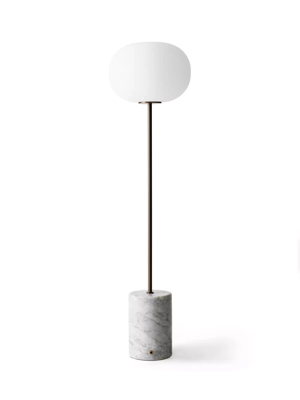 Audo Copenhagen :: Jwda brown floor lamp with marble base, height 150 cm