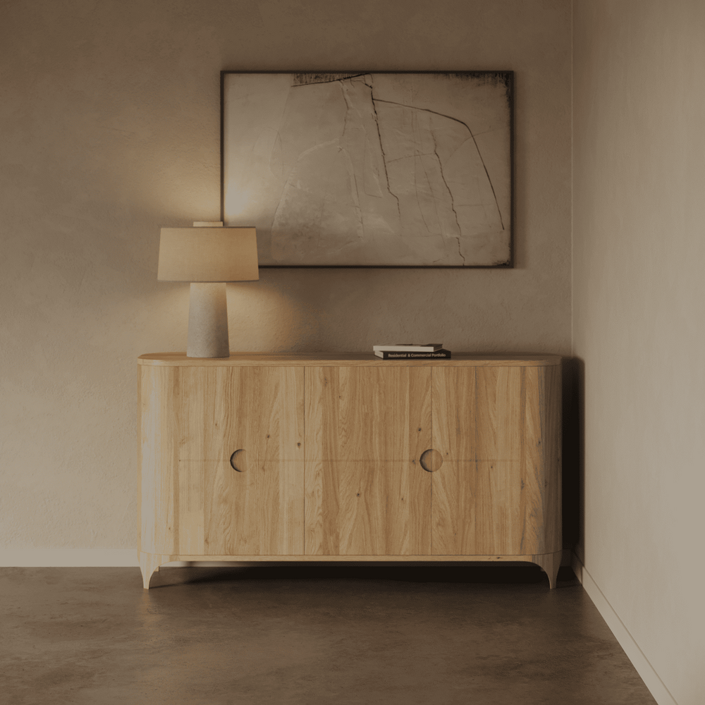 TABLE4U :: Drewniana komoda Mario 160x42x85 - natural oak