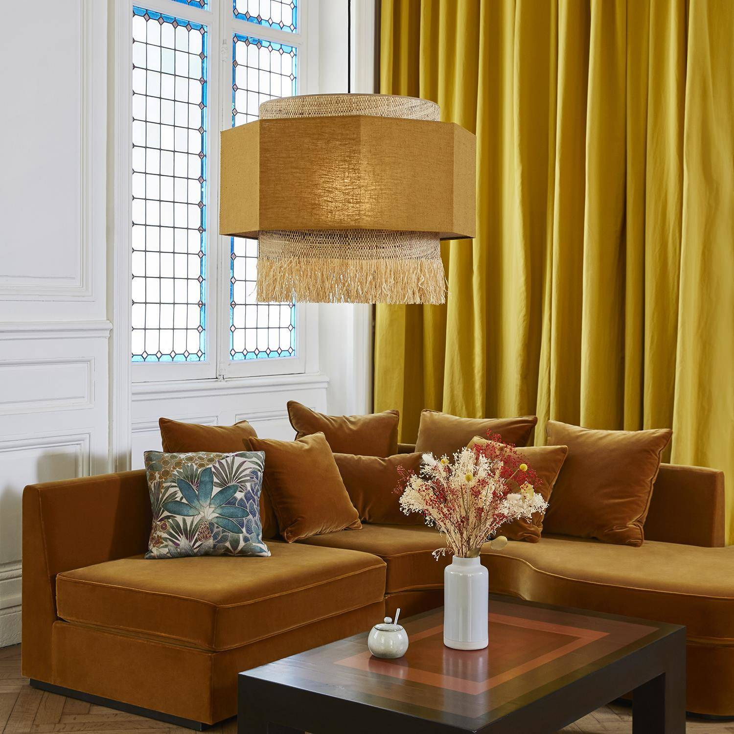 Market Set :: Lampa wisząca Marrakech Curry żółta śr. 60 cm