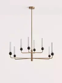 Aromas :: Hanging lamp Delie black 8 shades