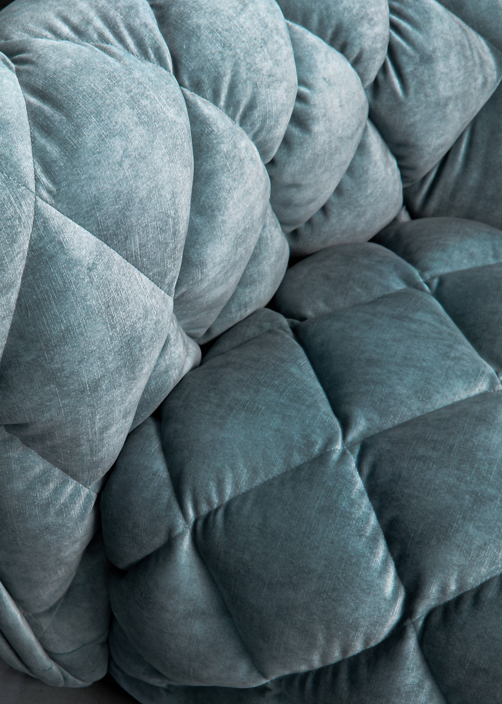 Nordic Line :: Sessel gepolstert Goldy 102x67x96 cm blau