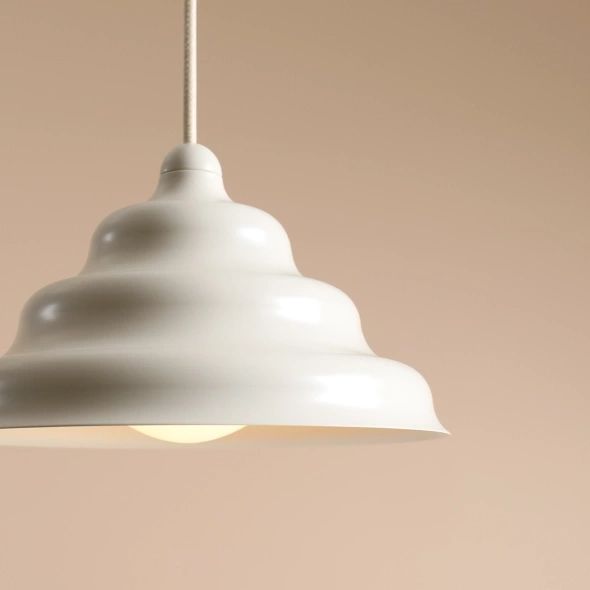 Artera :: Fala hanging lamp, light cream, size M, diameter 23 cm