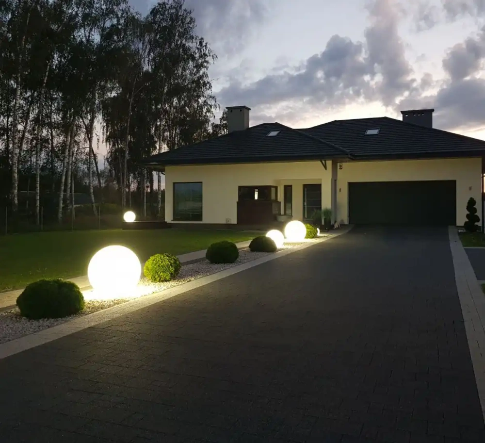 Micante :: Lampa stojąca mBall śr. 80cm (zewnętrzna) 3000K IP65