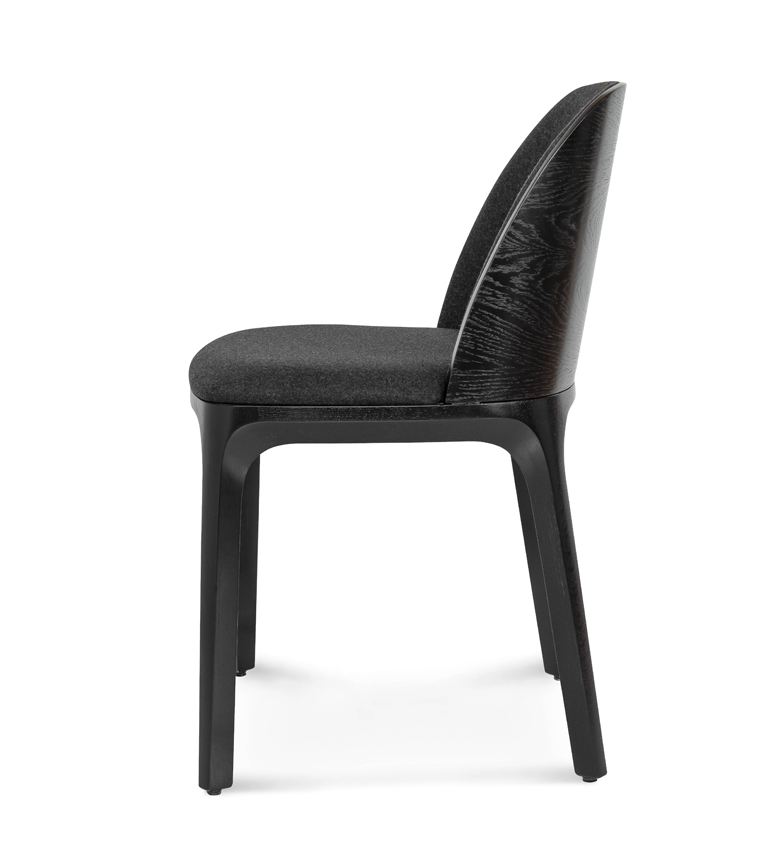 Fameg :: Stuhl gepolstert A1801 Oak / Dolaro 19 schwarz