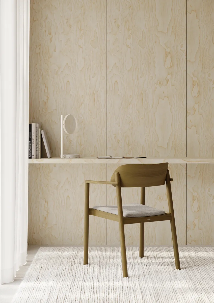 Paged :: Nimm green upholstered chair, width 59 cm