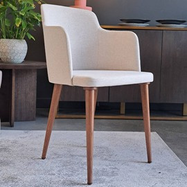 Paged :: Lagom B-0200 upholstered chair with armrests