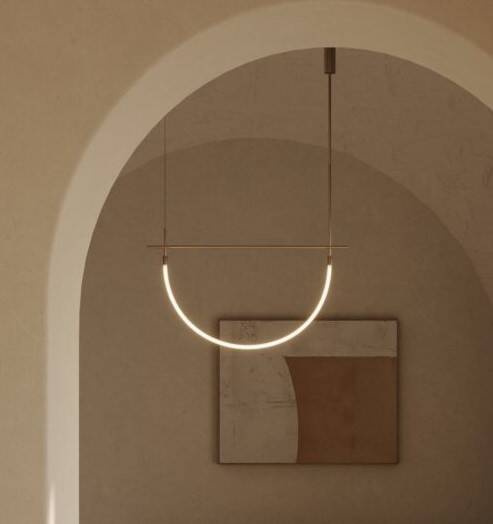 Aromas :: Cram single pendant lamp, width 110 cm, gold